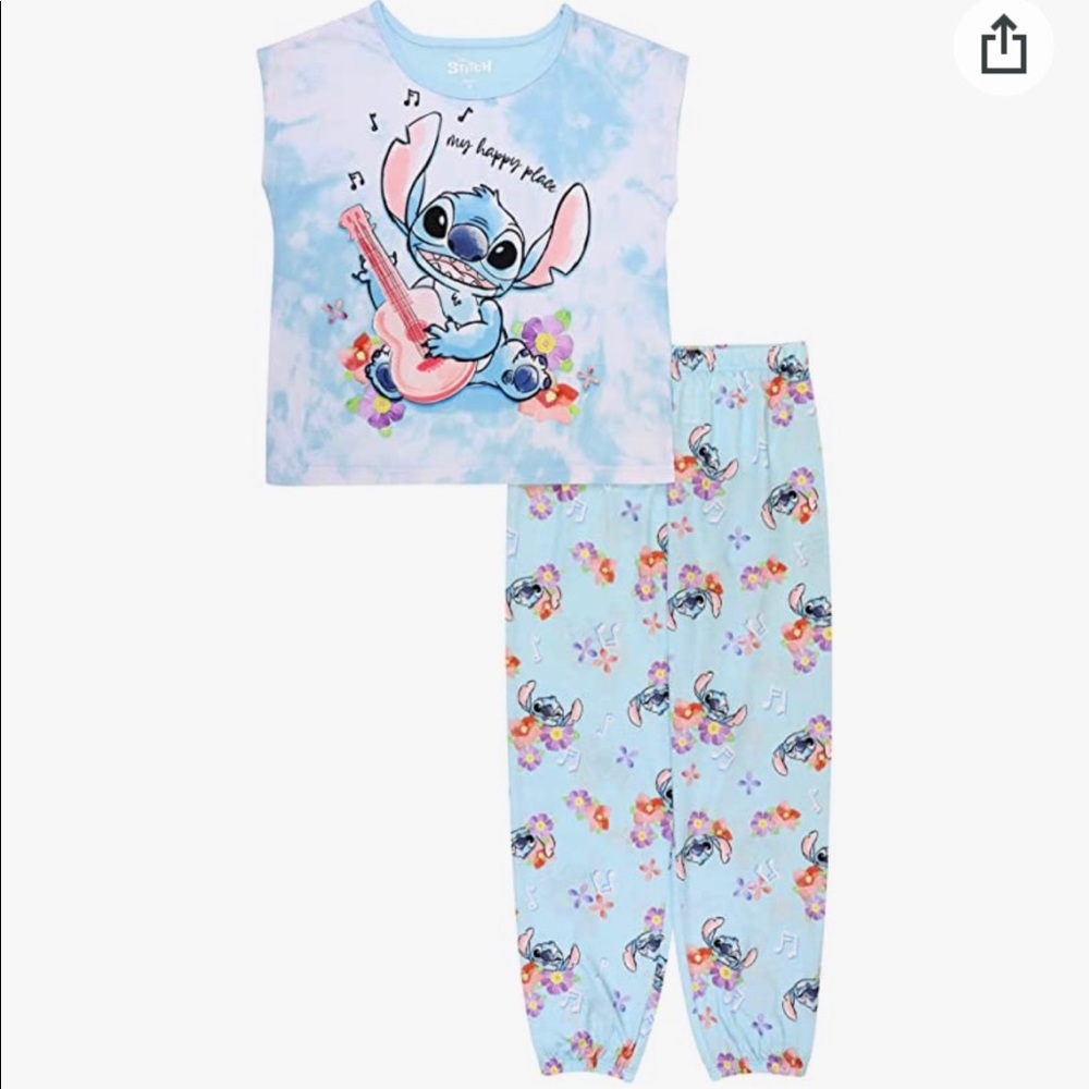 NWT Disney’s Girls Pajama Set -Lilo & Stitch
